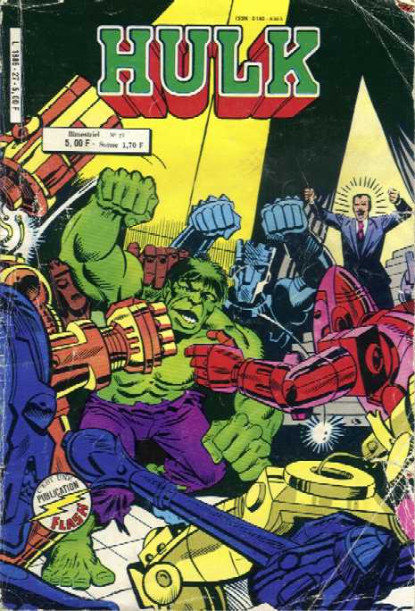 Scan de la Couverture Hulk Publication Flash n 27